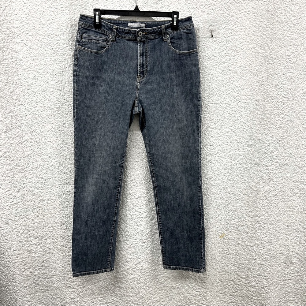 Chico’s Platinum women’s 1.5 regular m denim jeans, 2 front pockets